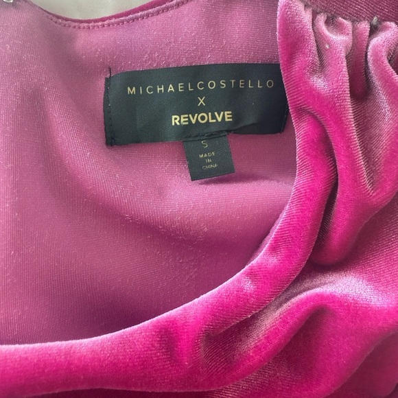 Michael Costello XREVOLVE HOLLIE MINI DRESS- magenta- size small worn once!!! - Picture 5 of 10